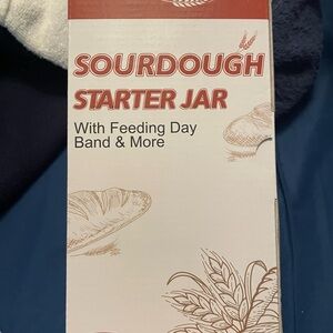 Sourdough Starter Jar with Feeding Day Band